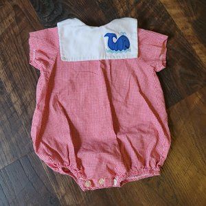 Betti Terell by Johnston Gingham Whale Bubble